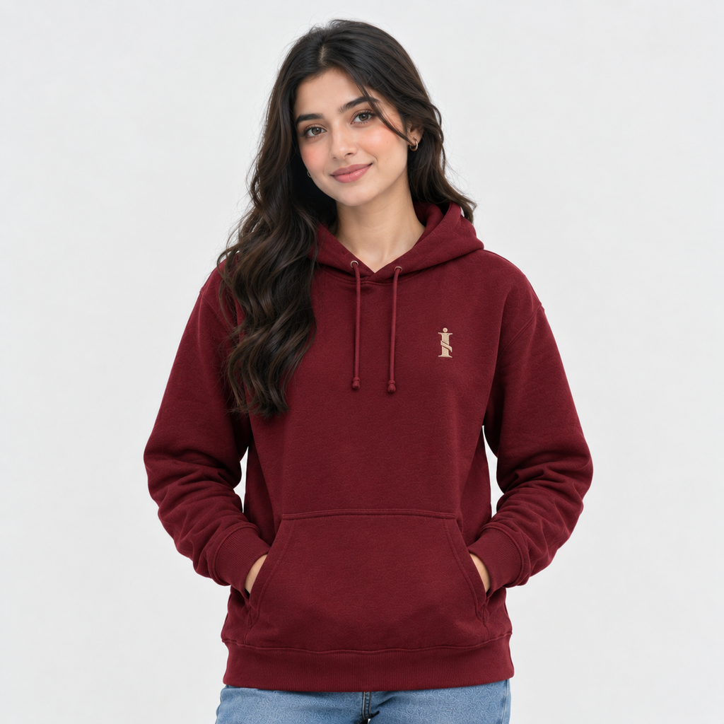 Maroon Hoodie For Women
