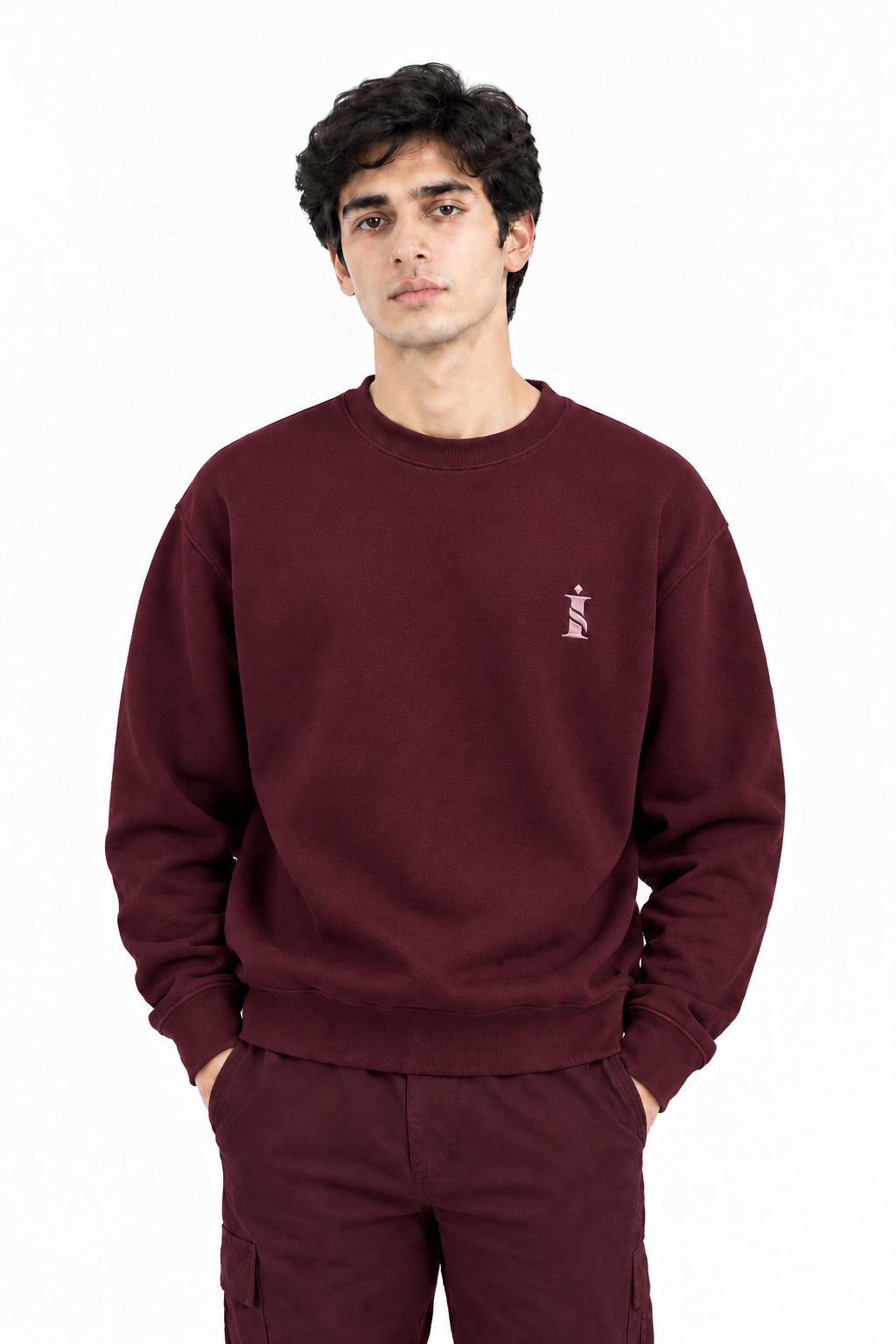 Maroon Sweat Shirt For Men