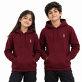 Burgundy Hoodie For Kids