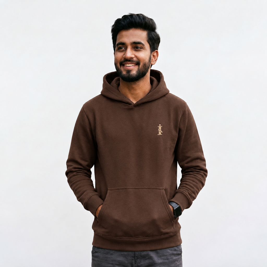 Plane Brown Hoodie