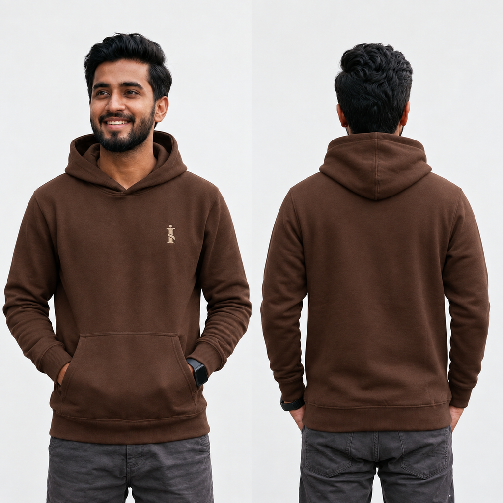 Plane Brown Hoodie