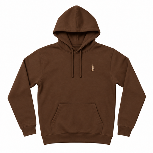 Plane Brown Hoodie