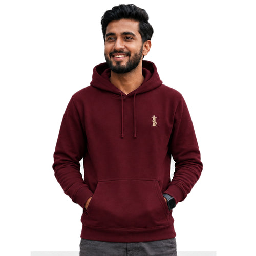 Plane Burgundy Hoodie
