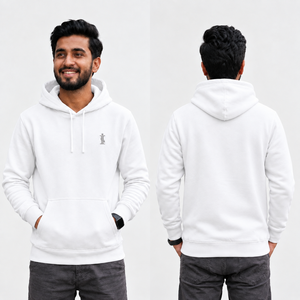 Plane White Hoodie