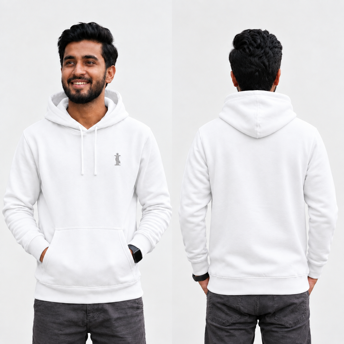 Plane White Hoodie
