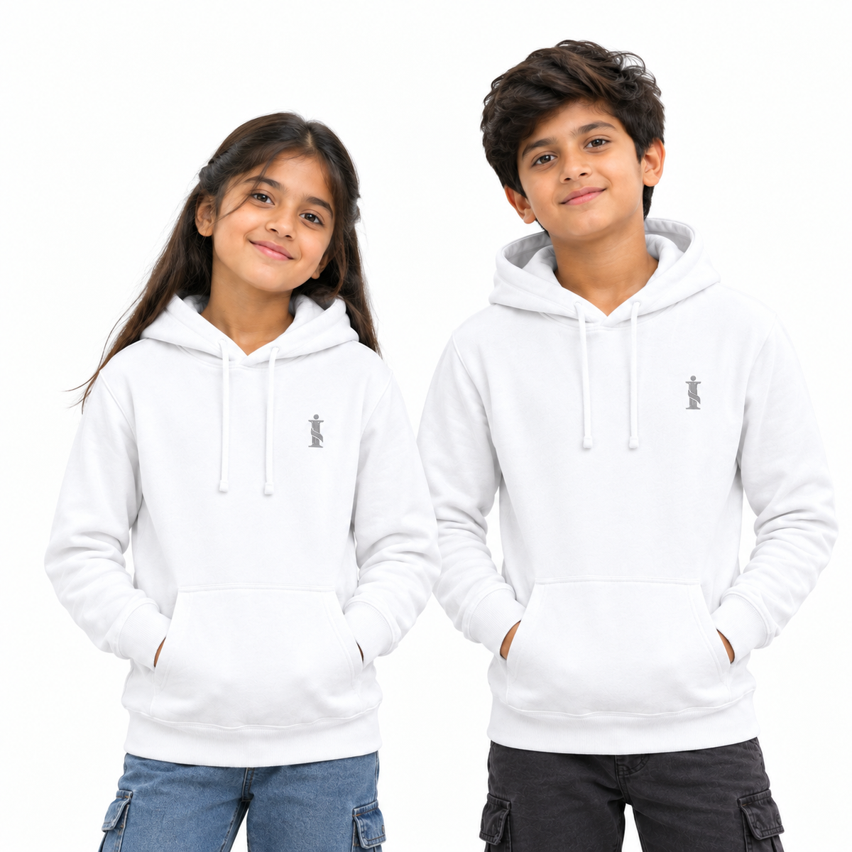 White Hoodie For Kids