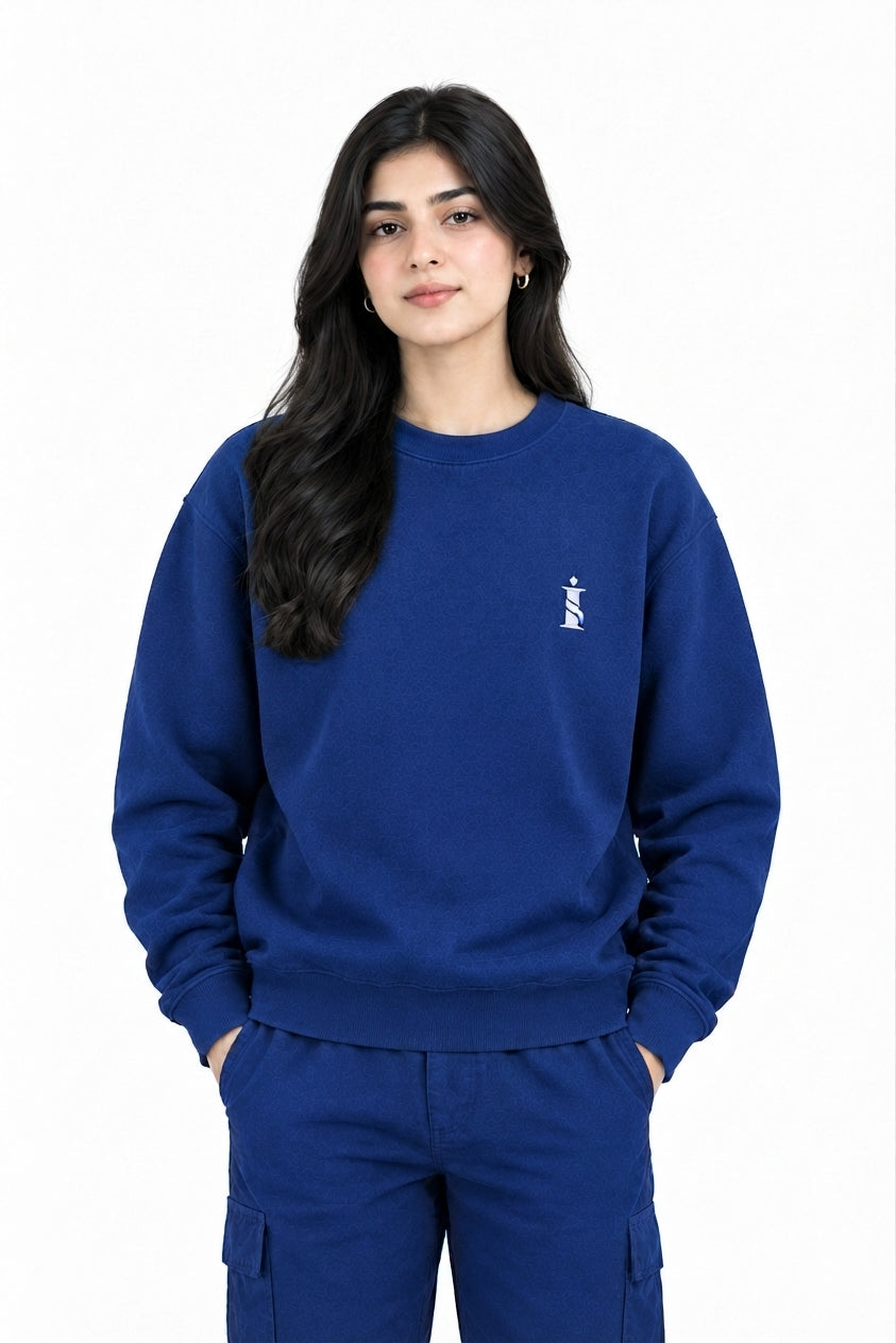 Women Blue Sweatshirt