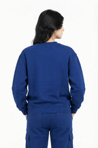 Women Blue Sweatshirt