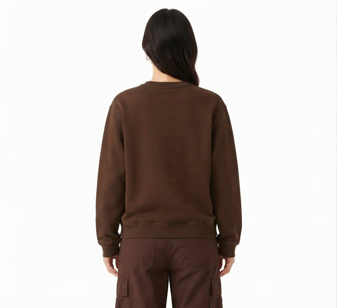 Women Brown Sweat Shirt