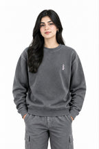 Women Gray Sweat Shirt